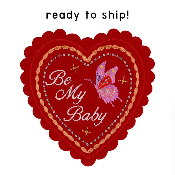Var Min Baby Doily Valentine (lapp + kort) för wholesale av Patch Ya Later