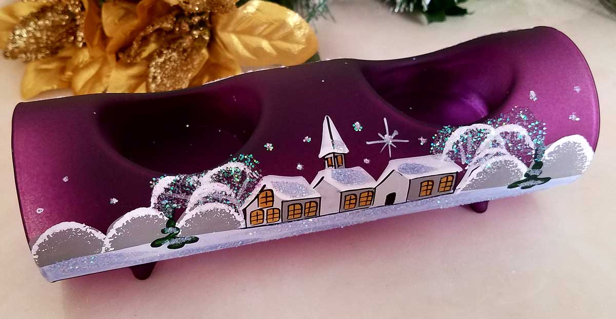 Glass by Iness - Wholesale Candle Holder - Dual Candle Holder - Centerpiece Style34