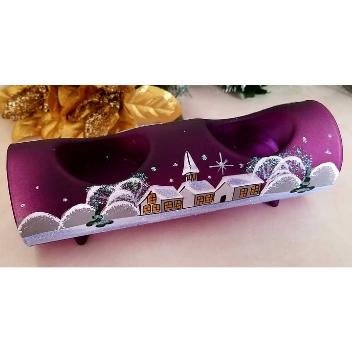 Glass by Iness - Wholesale Candle Holder - Dual Candle Holder - Centerpiece Style34