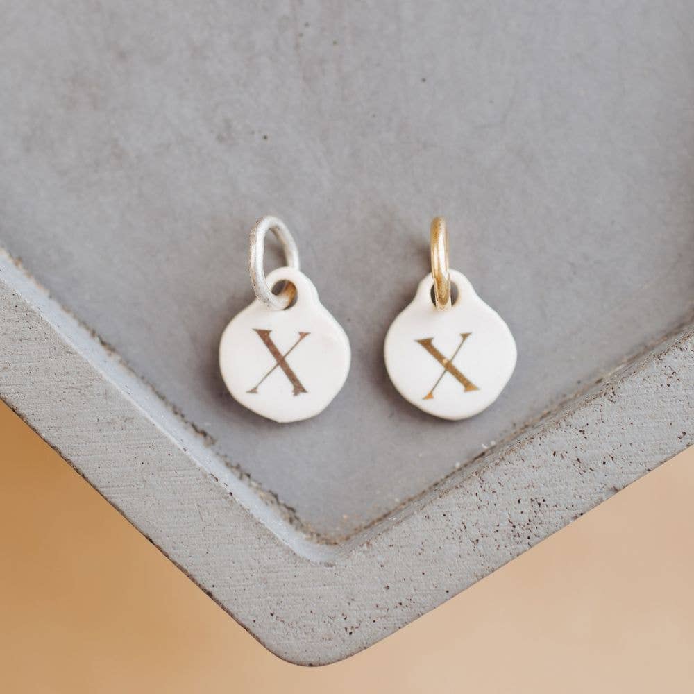 Bel Kai - Wholesale Individual Charm/Pendant - Ceramic Initial Charm24