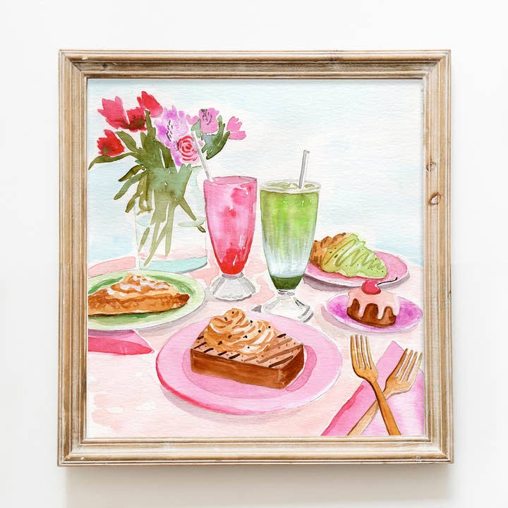 Cafe Still Life Print for wholesale by Studio C Paper