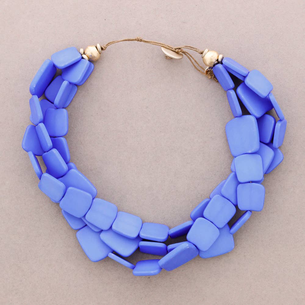 Sonata - Wholesale Beaded/Pearl Necklace - 3-ROUND NECKLACE WITH RESIN BEADS1