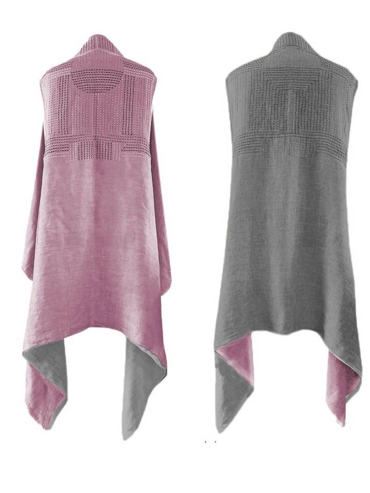 Cape Infinity Duo, lino, gris, brisa para venta al por mayor de Fifth Origins