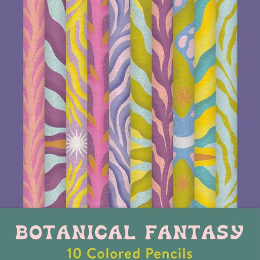 Botanical Fantasy: 10 Colored Pencils for wholesale by Raincoast Distribution Group