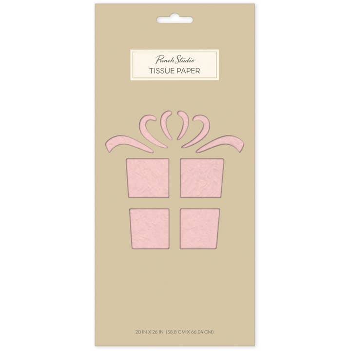 Pink Solid Color Tissue Paper for wholesale by Punch Studio