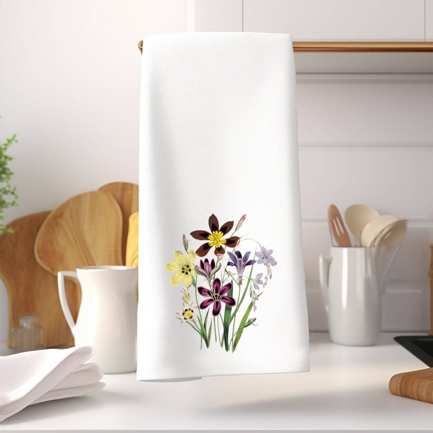 Fernville Creations - Wholesale Hand Towel - Wildflower Floral Hand Towels for Bath and Kitchen5