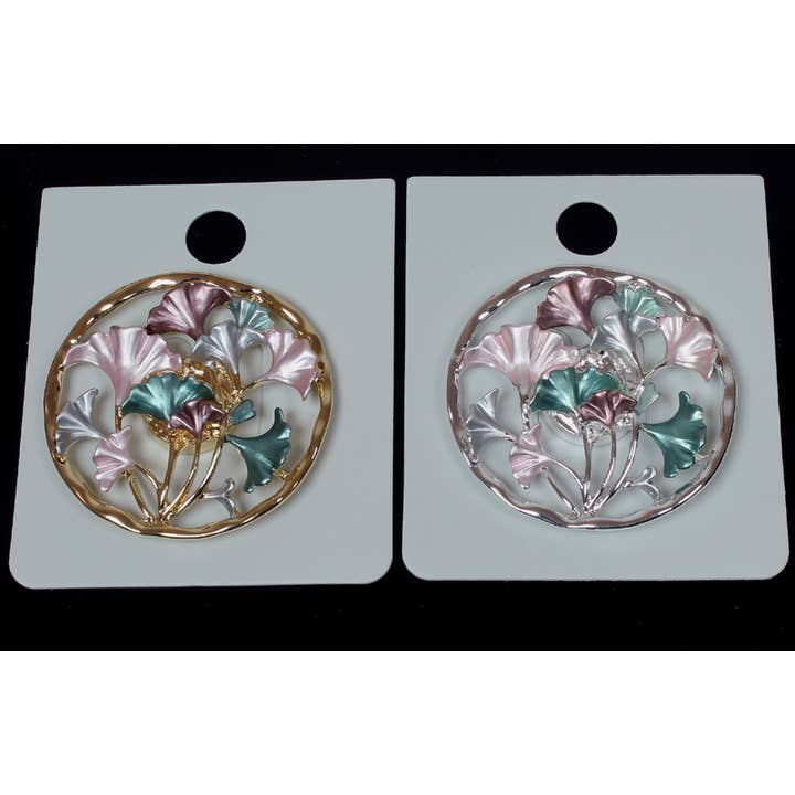 Magnetische mehrfarbige Blumen im Kreis Brosche/Schalclip für den Großhandel von Western Counties Wholesale