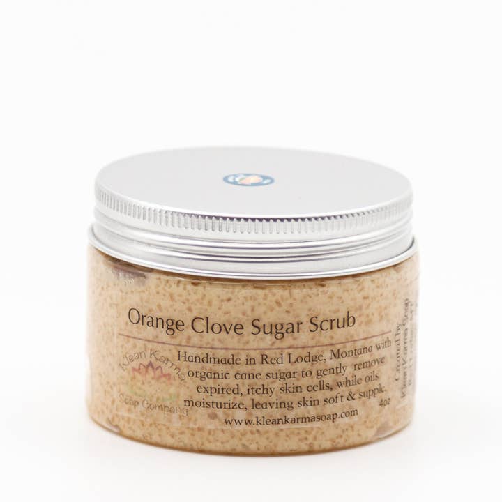 Esfoliante de açúcar de cravo por atacado de Klean Karma Soap Company