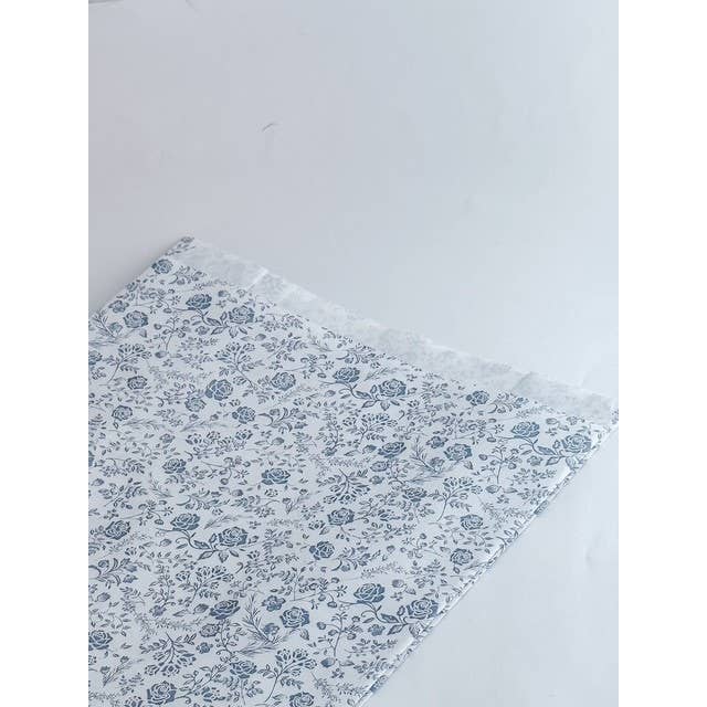 Platte Enveloppen 24 + 6 x 42 cm LARGE 100st. LIBERTY BLAUW BABY voor wholesale door CHIC&PAPER