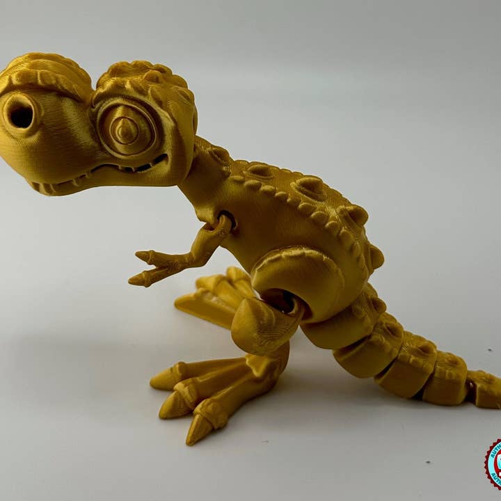 Acworth Alchemist - Vente Fidget/jouet anti-stress – enfant - Jouet Anti-Stress Dinosaure - Dinosaure Articulé - Dinosaure Imprimé en 3D - Jouet Sensoriel Anti-Stress