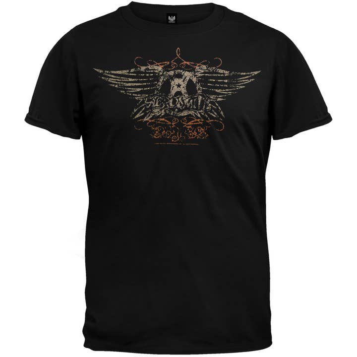 Aerosmith - Verblasste Flügel Herren T-Shirt für den Großhandel von Official Store