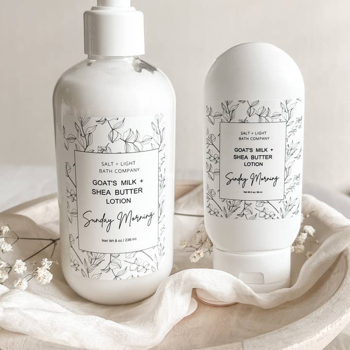 Salt + Light Bath Company - Wholesale Hand Cream/Lotion - 2 oz Sunday Morning Hand Lotion2