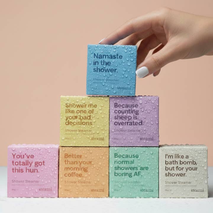 Shower Steamer | Shower Bomb | Shower Fizzer | Shower Melt for wholesale by steami®