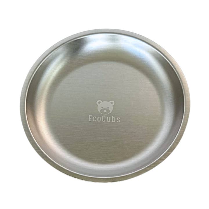 Children’s Stainless Steel Plate - AUSTRALIA CUSTOMERS ONLY for wholesale by EcoCubs