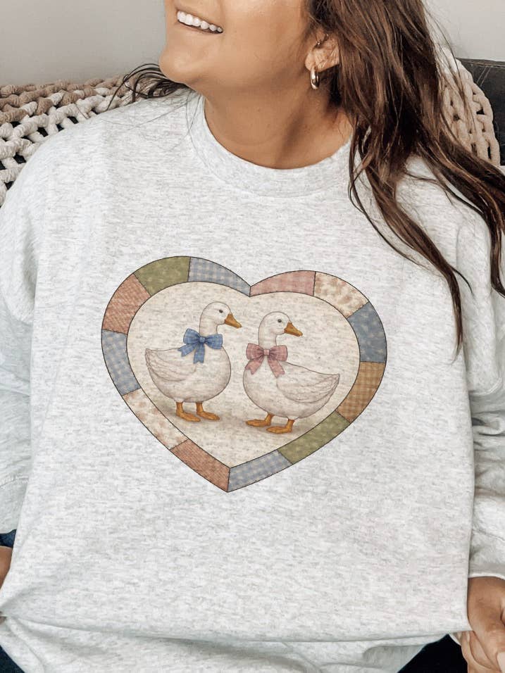 Goose Heart Quilt Patch for wholesale by The Wild Buck Company