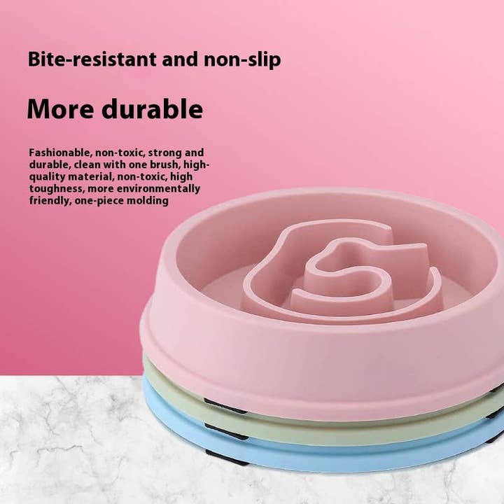 PAWPAWwholesale - Wholesale Pet Bowl - Cat/Dog - Slow Feed Medium-Large Dog Bowl Anti-Choke_CWMM51695