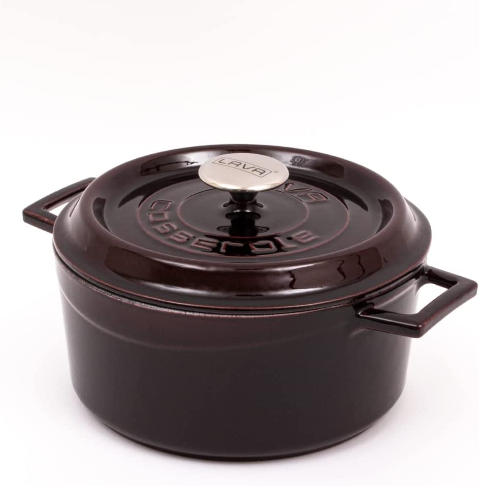 Biggbrands - Wholesale Cooking Pot - LAVA Premium Round Cast Iron Dutch Oven (20 cm/24 cm)4