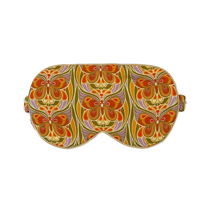 Butterfly Effect Citrus Silk Sleep Mask for wholesale by Henelle