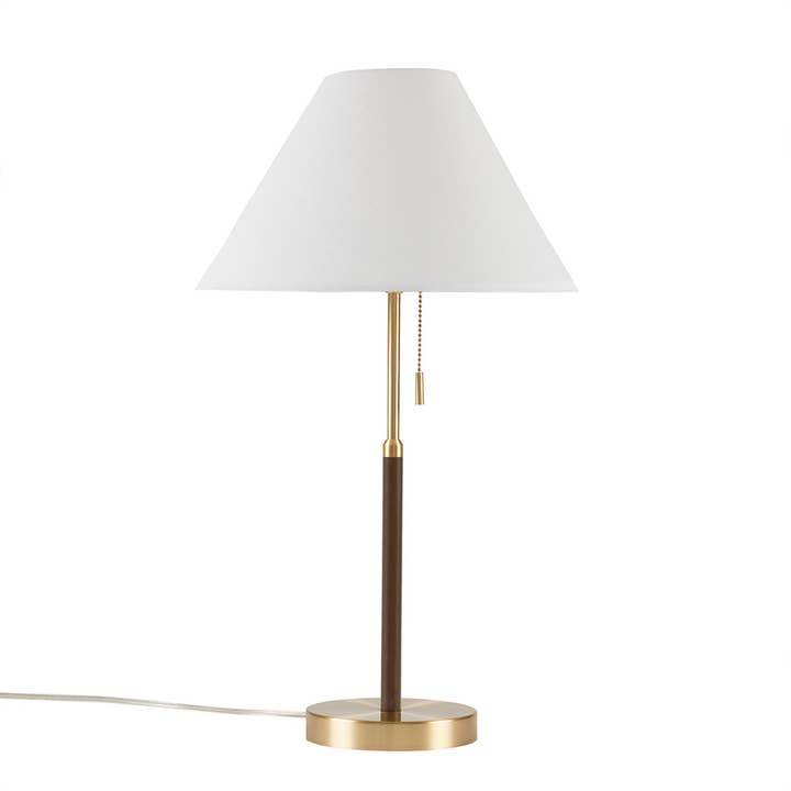 Olliix - Wholesale Accent/Desk Lamp - Mid-Century Pull Chain Table Lamp, Gold Brown3