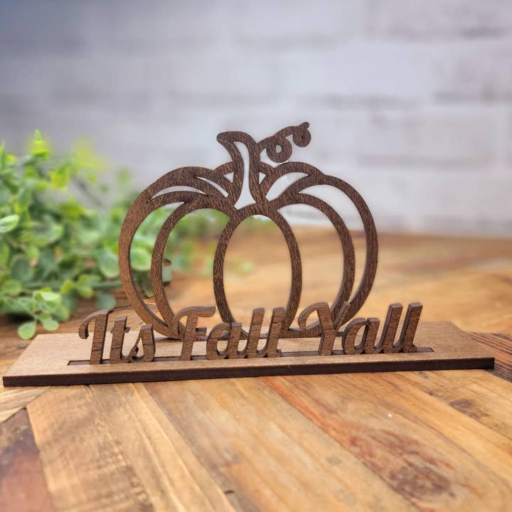 Pumpkin Fall Decor Tiered Tray Sign Halloween Decor for wholesale by BD Lasers INC.