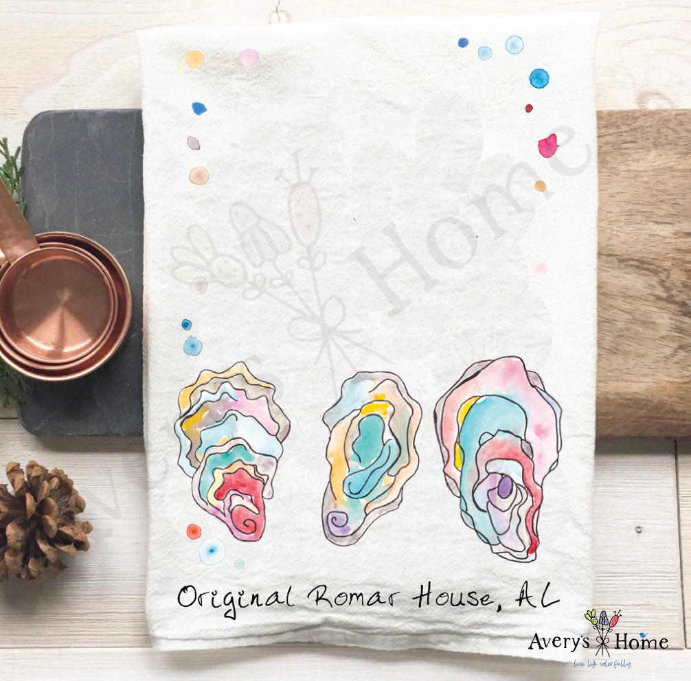 Avery's Home - Vente Torchons - Torchon Personnalisable Souvenir Océan Coquilles d'Huître49