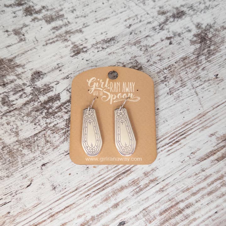 Girl Ran Away With the Spoon - Wholesale Dangle Earrings - Paul Revere Vintage Spoon Handle Earrings 4