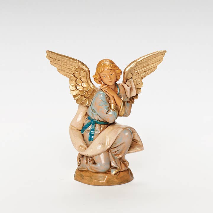 Roman - Wholesale Nativity Scene Decor - Fontanini Kneeling Angel – 5" Scale0
