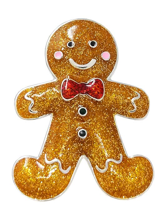 (J008) JULEPEBERKAGE BROCHE ELLER NÅL for engroshandel hos Jewelry Max