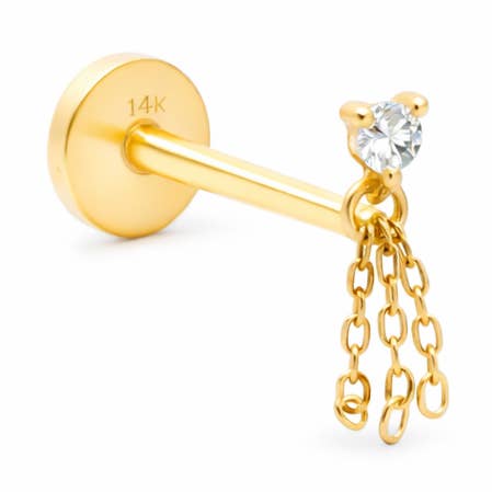 CSP-16067 para venta al por mayor de 14k18k Gold Earrings Inc.