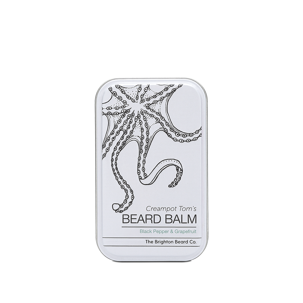 The Brighton Beard Co. – Großhandel Bartpflegeprodukte – Creampot Toms Bartbalsam mit schwarzem Pfeffer und Grapefruit4