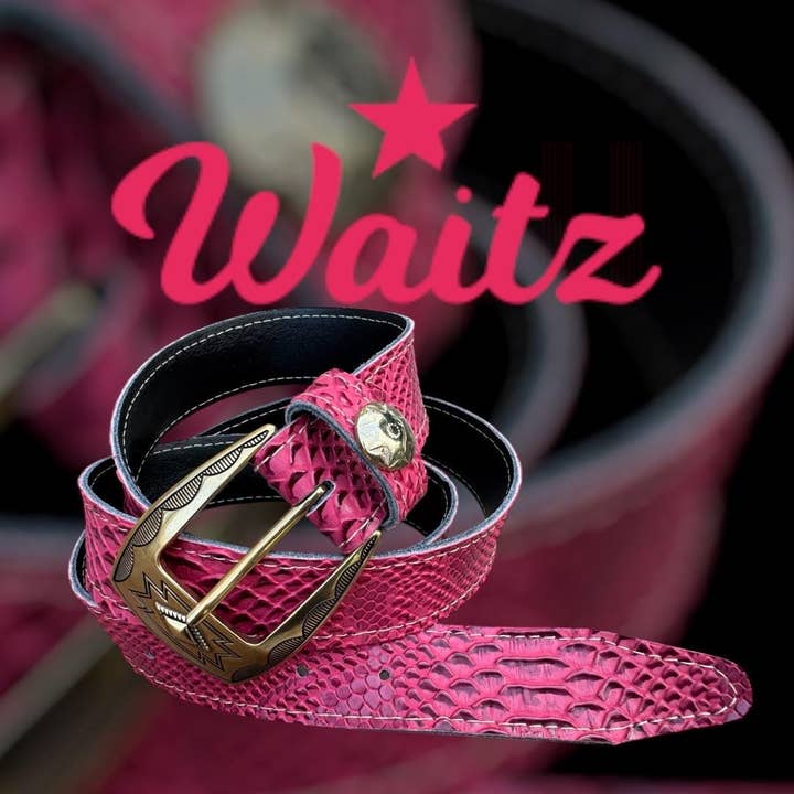 Ceinture serpent fuchsia Labelle pour la vente par WAITZ