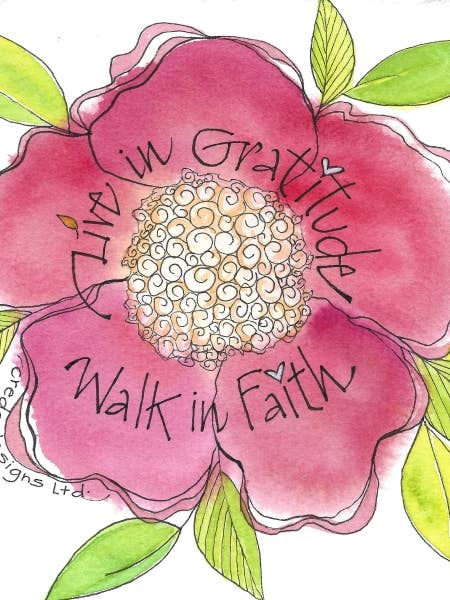 Live in Gratitude Magnet for wholesale by Credo Designs LTD