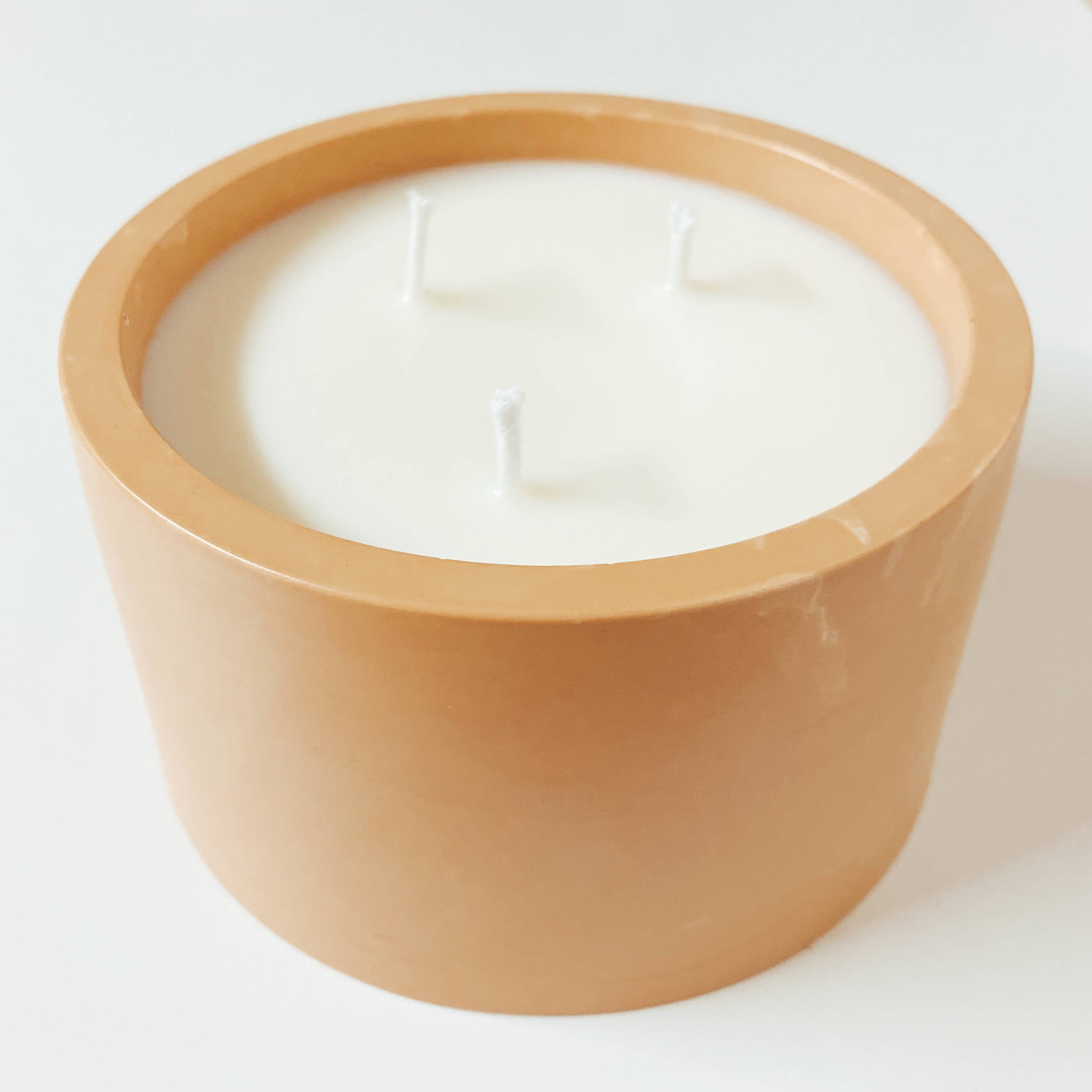 Cal Factory – Vela em jarro/copo por atacado – SAIL PATH: vela de cera de soja em recipiente artesanal de Jesmonite1