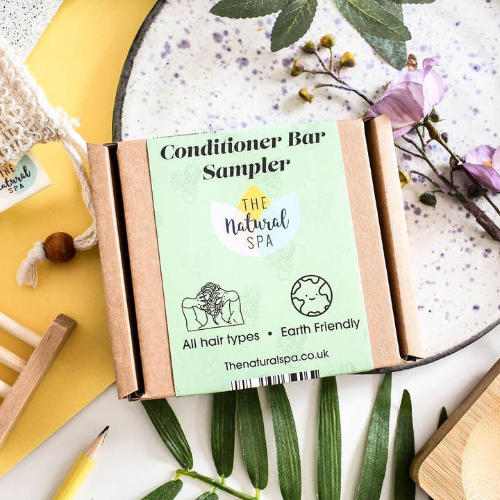 Conditioner Sampler Set - 9 Mini Travel bars for wholesale by The Natural Spa Cosmetics