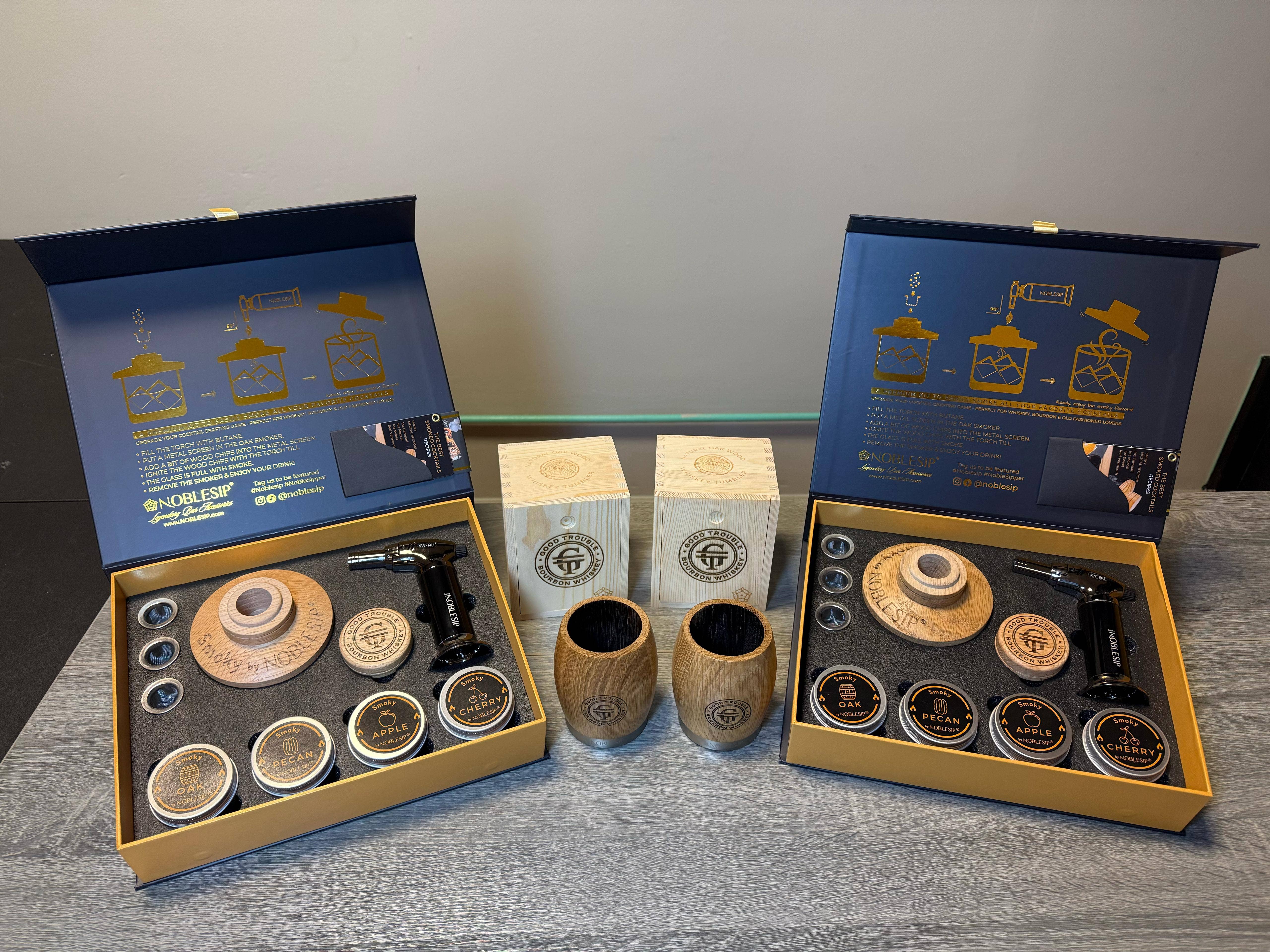 NOBLESIP - Wholesale Bar Tool - Cocktail Smoker Kit, Premium Home Bar Gift Set, Whiskey Men14