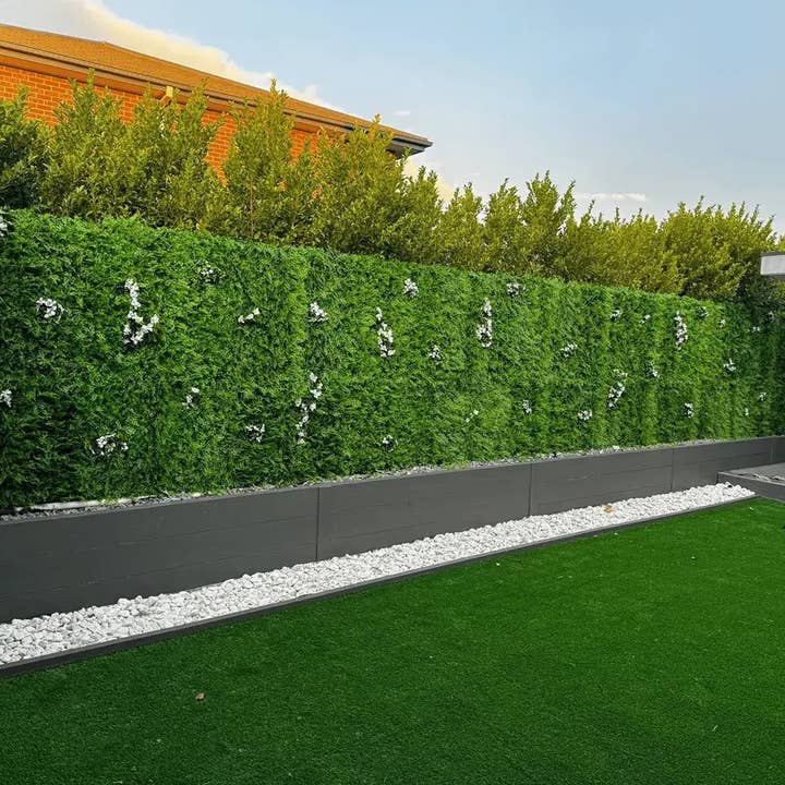 Designer Plants - Wholesale Artificial plant - Lush Fern Artificial Green Wall 40" x 40" 11SQ FT Commercial Grade UV Resistant20