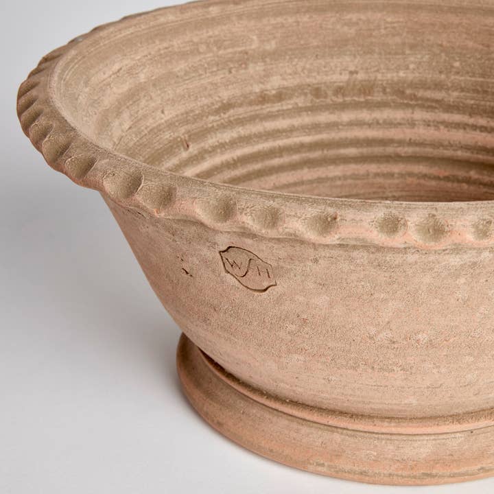 Wakefield Handmade Alvena Forcing Pot #6, Aged Terracotta for wholesale on Faire