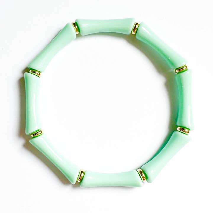 Sandy + Rizzo – wholesale Beaded bracelet – Bamboo Acrylic Bracelets1