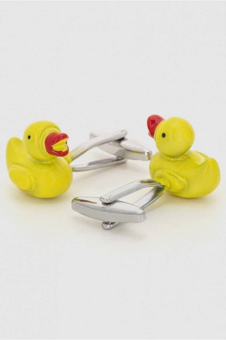 Varios Gemelos Originales Hombre – Diseños Creativos – 100% Rodio – modelo Pato Amarillo de venta al por mayor en Faire1