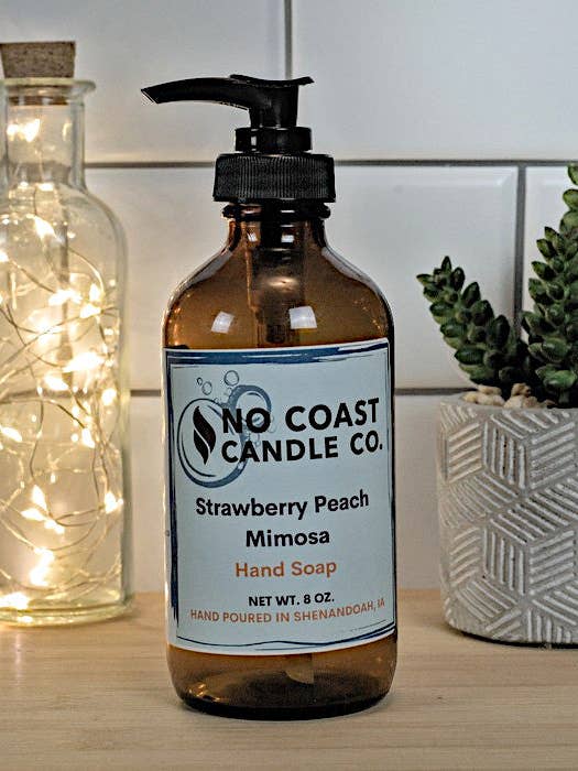 Jordbær Fersken Mimosa Håndsæbe for engroshandel hos No Coast Candle