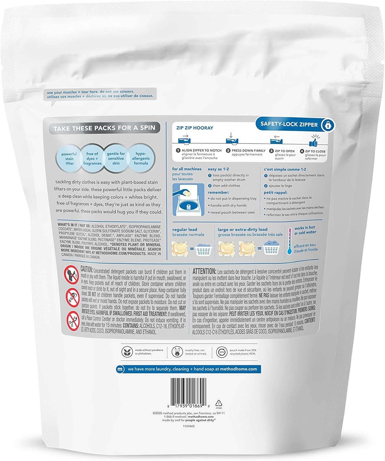 Innovarix - Wholesale Laundry Detergent Powder/Pods - Laundry Detergent Packs - Free + Clear 42 Loads1