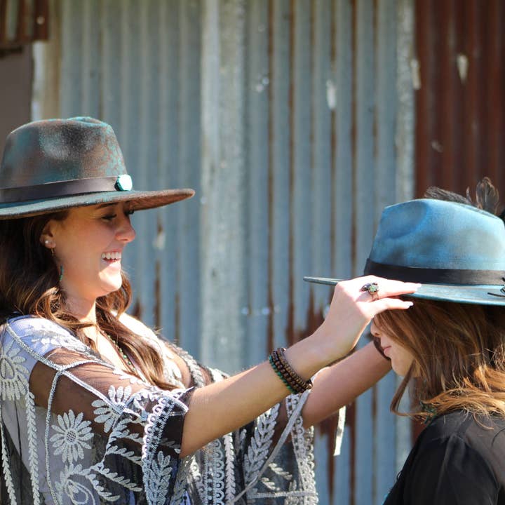 The Jewelry Junkie - Wholesale Cocktail/Statement Ring - Genuine Amethyst and Quartz Ring in a Copper Setting 012a2