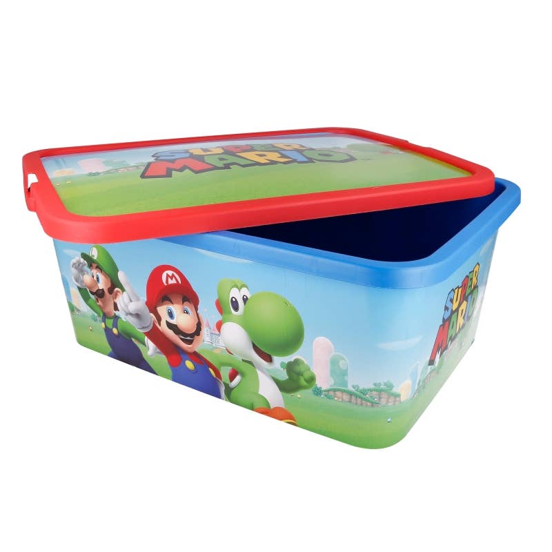 Stor - Wholesale Toy Storage Box - Kids & Baby - Stor Click Box 13 L. Super Mario3