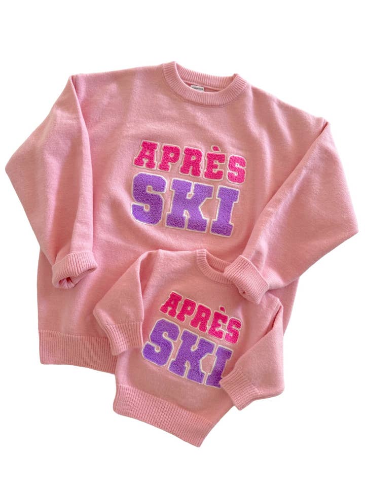 SpearmintLOVE - Wholesale Knit Sweater - Women's - Women's Knit Sweater, Après Ski Pink2