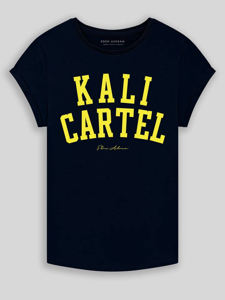 Kali Cartel Premium Rolled Sleeve T-Shirt for wholesale by Eden Ashram