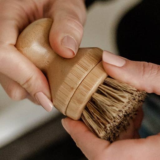 Me Mother Earth - Vente Brosses de nettoyage - Brosse à récurer modulaire pour pots | Fournitures de nettoyage pour la maison0