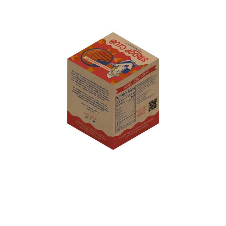 Goodness Goodies - Vendita all'ingrosso Biscotti - Stroopwafel tradizionali al caramello biologico e vegetale confezione da 8