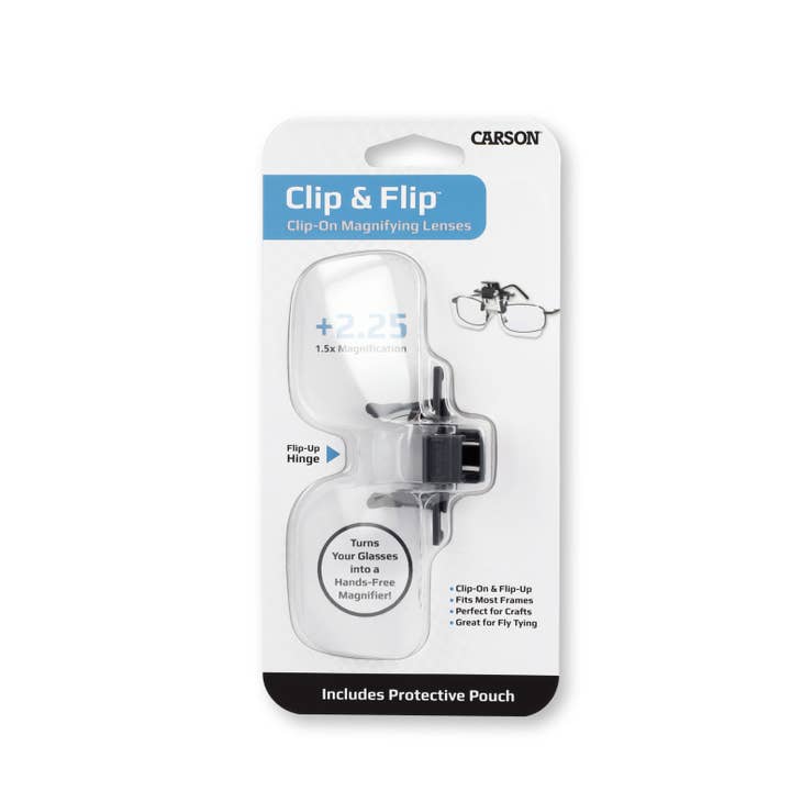 Carson EU - Wholesale Eyeglasses - Unisex - Clip & Flip 1.5x Clip-On Magnifying Lenses3