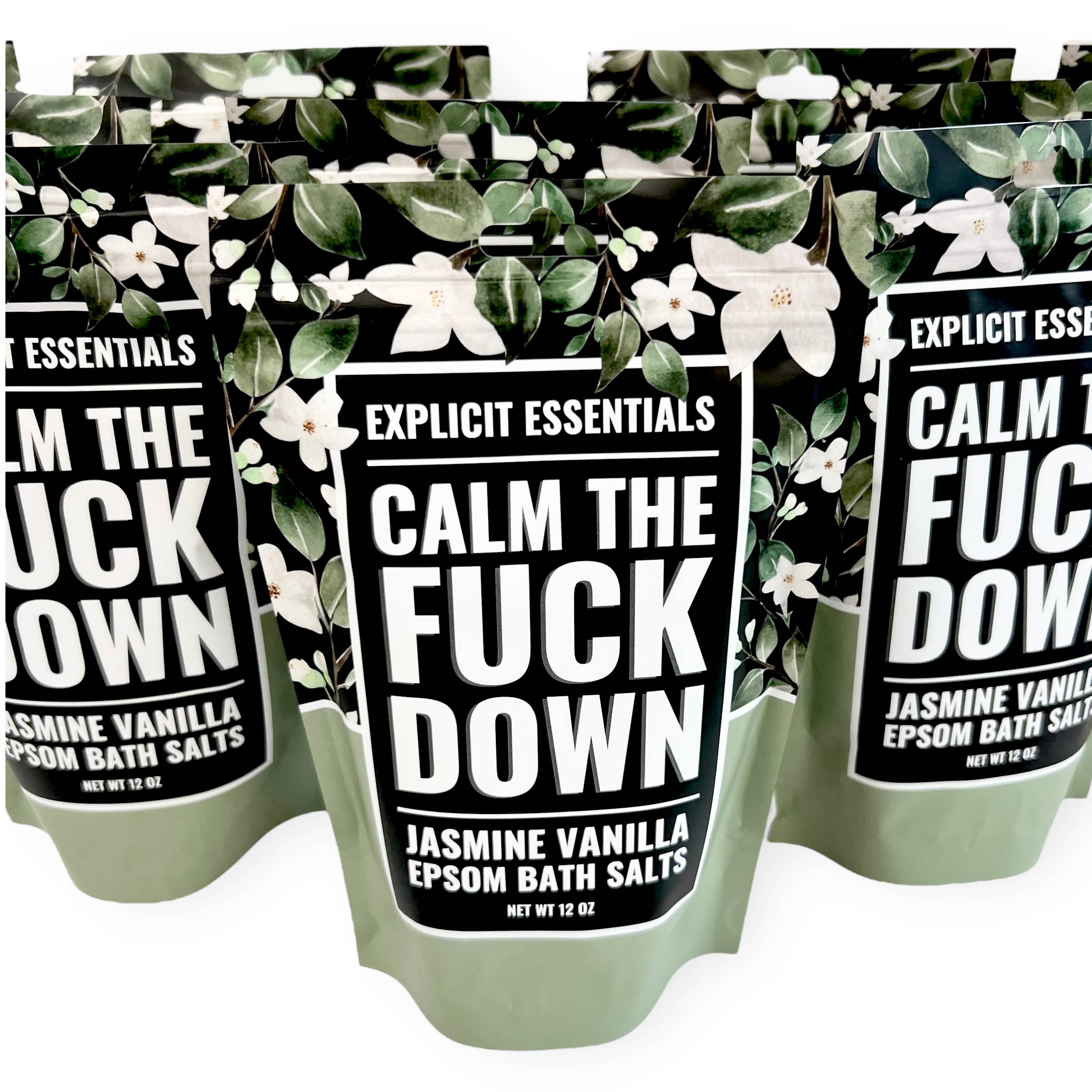 Explicit Essentials - Wholesale Bath Salts - Calm The Fuck Down Bath Salts 12oz Bag 5