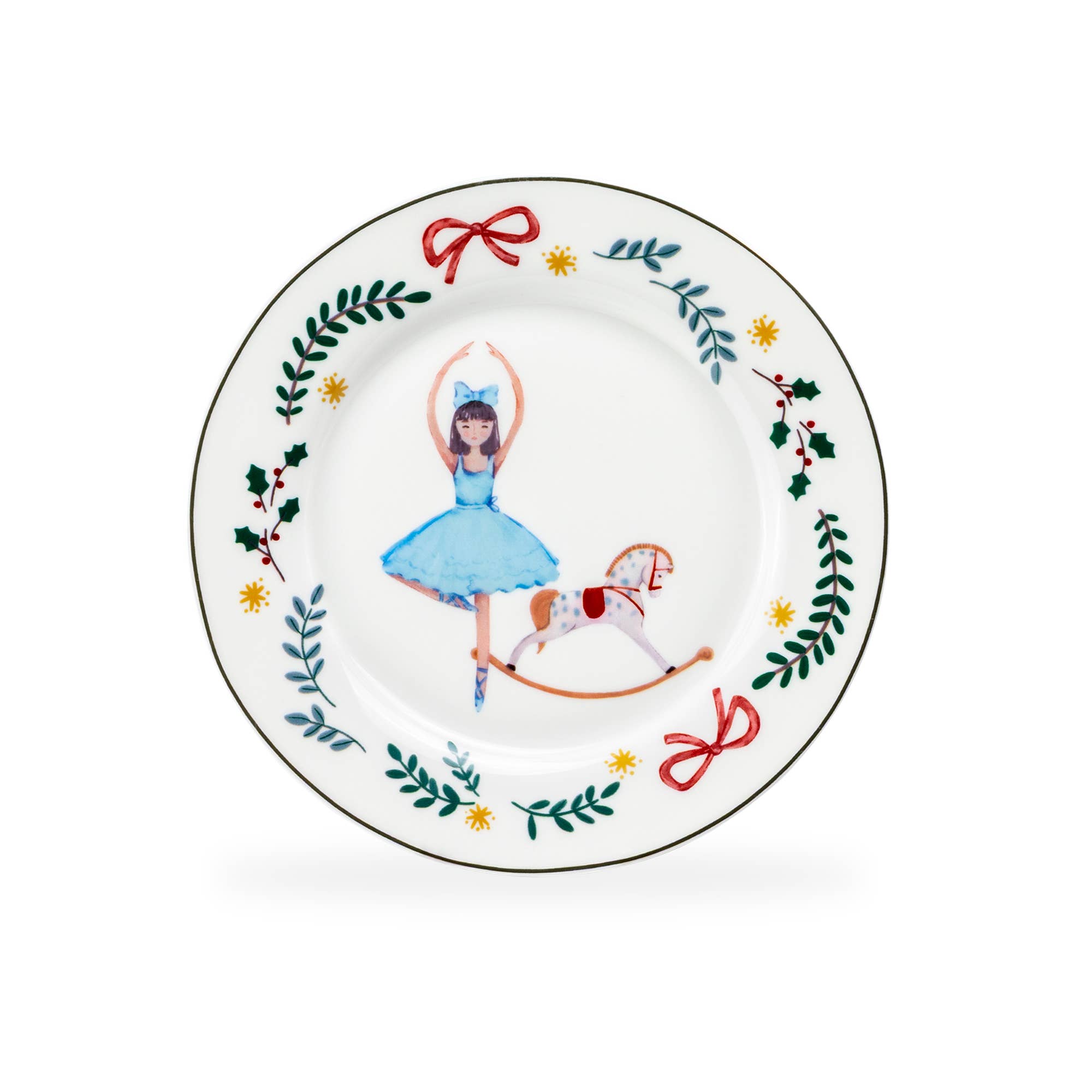 Grace Teaware - Wholesale Salad Plate - Assorted Nutcracker Wonderland 8" Salad Plate Set of 42